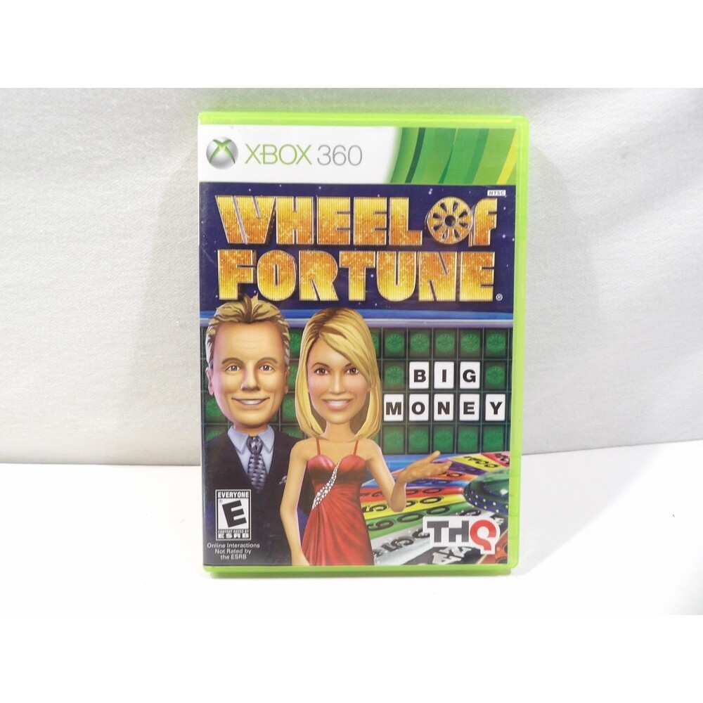 Wheel of Fortune Xbox 360 Game Complete w/Manual and Case